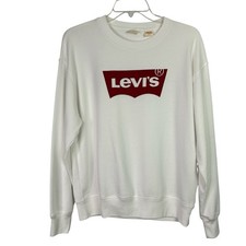 Levi  s Women  s Pullover Sweatshirt Sz Small Multi Colors Long Sleeves Crew Neck