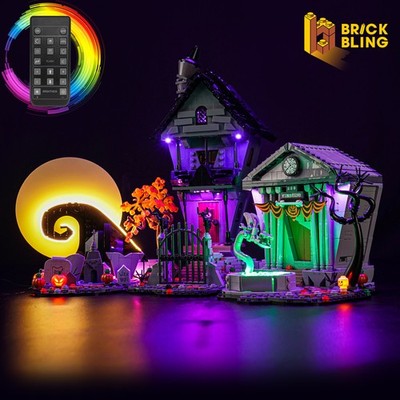 Light Set for LEGO Disney Tim Burton's The Nightmare Before Christmas 21351 (RC)