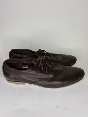 H By Hudson Oxfords Dress Casual Shoes Men Size 45 US 12 Brown Leather