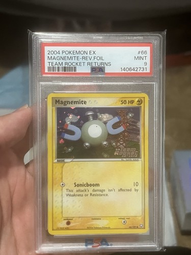 Magnemite graded PSA 9 for sale on eBay