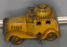 Antique Japan Tin Armored Car Wind Up