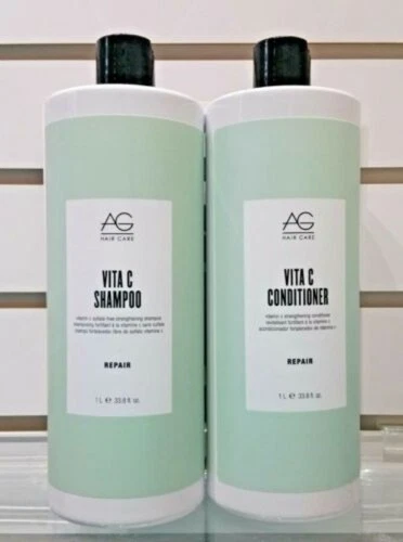 AG Hair Vita C Repair Shampoo & Conditioner 33.8 oz Duo - Deal