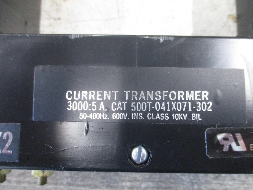 PMC Current Transformer 500T-041X071-302 Ratio 3000:5A 600V 50-400Hz 10KV BIL - Image 2 of 4