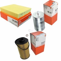 Mahle / Knecht Kraftstofffilter KL 9 Luftfilter LX 422 ÖLfilter OX 152/1D