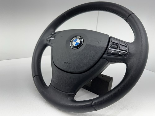 2011-2016 BMW F10 528I 535I 550i HEATED LEATHER STEERING WHEEL OEM - Picture 4 of 9