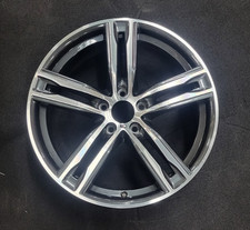 BMW 650i 2019 96352 aluminum OEM wheel rim 20 x 9 CnC Dark Charcoal Rear