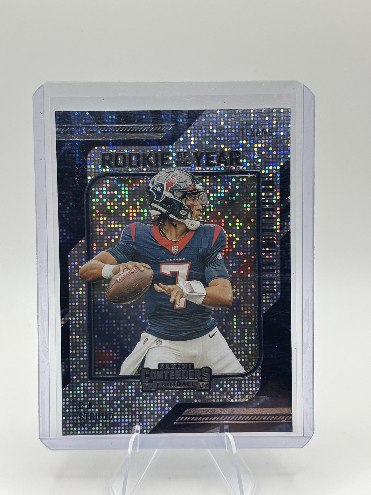 2023 Panini Contenders #5 C.J. Stroud Rookie of the Year Contenders