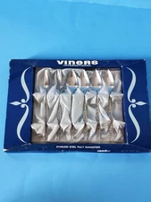 Set of 6 Viners International Stainless Steel Buffet Forks w/box