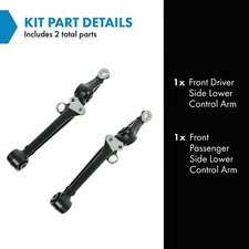 TRQ Control Arm Front Lower Pair Set for 90-93 Honda Accord NEW