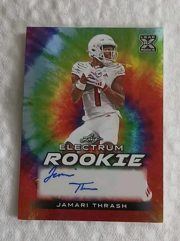 Jamari Thrash Leaf Electrum Rookie Autographs #RAJT1 Base