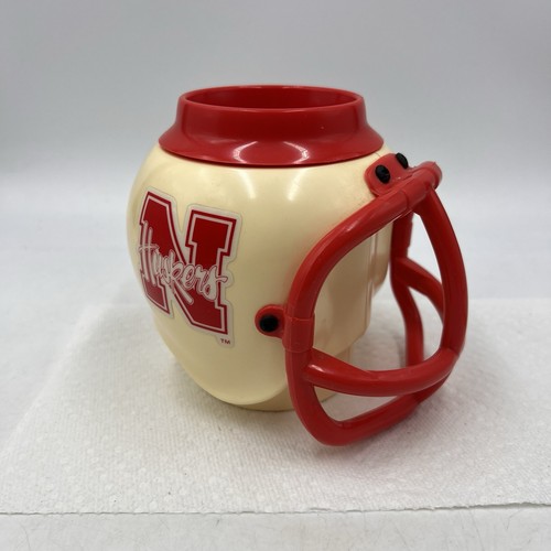 1980’s Vintage Nebraska University Huskers Football Helmet Koozie USA - Picture 7 of 15