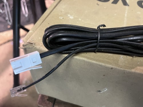 Câble téléphone fixe RJ11 vers BT modem fil prise fax prise BT - Photo 2/4