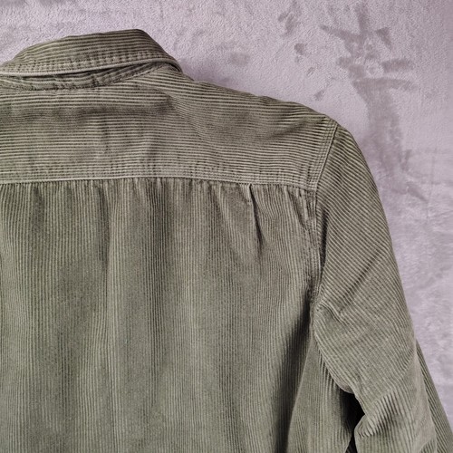L.L.Bean Sherpa Lined Corduroy Jacket Men XL Olive Green Vintage Barn Coat - Picture 11 of 18