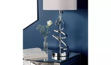 Argos Home Sculptural Swirl Table Light - Grey (OPENED BOX)