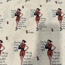 Simplicity cotton yellow pattern model fabric  Joann fabrics-6 yards available