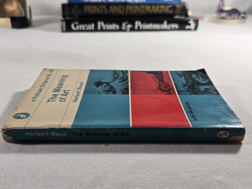 The Meaning of Art Herbert Read 1963 Pelican Paperback Vintage 64 Plates Book  Foto 2 de 4