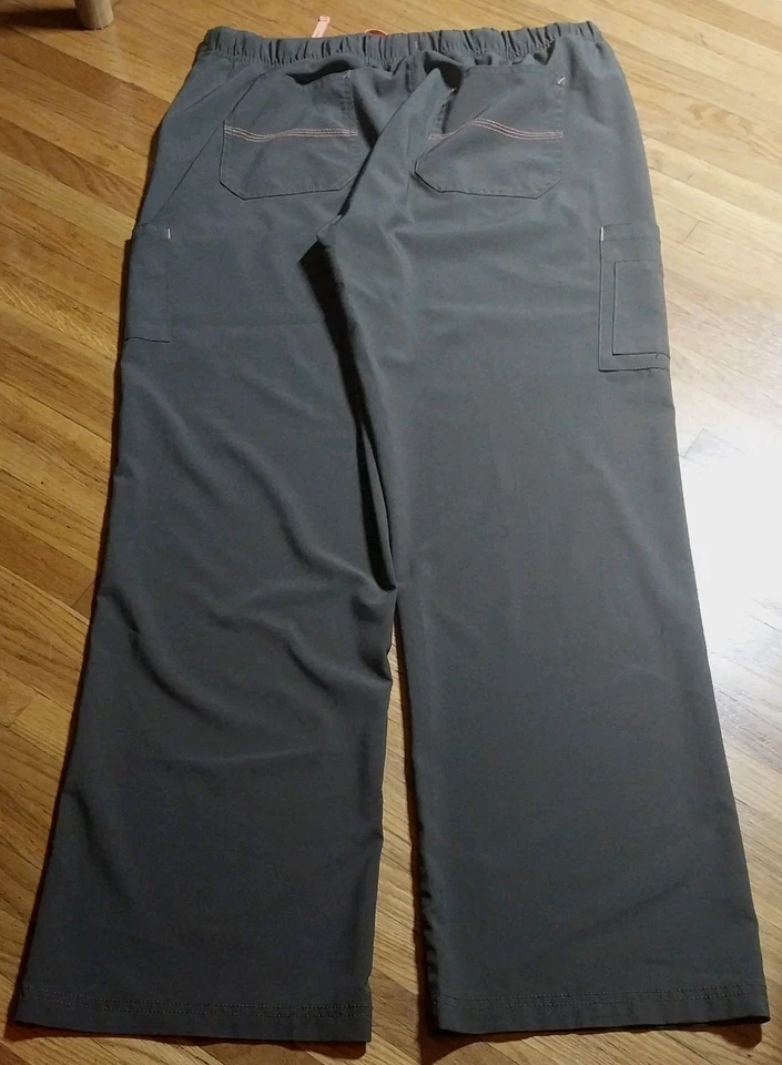 Pantalones Exfoliantes Carhartt Force Grandes Marrón Médicos ~ Trabajador de la Salud 12 Bolsillos  Foto 2 de 4