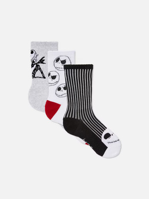 Disney Tim Burton's The Nightmare Before Christmas  3x Crew-Socken Gr. 37-42 NEU