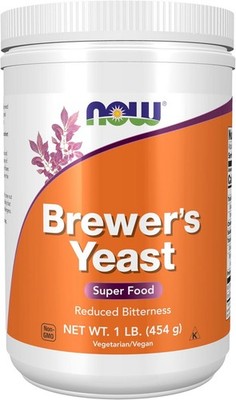 NOW, Brewer's Yeast Powder with naturally occurring , B-Vitamins, 1-Pound