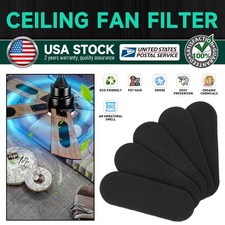 5-Pack Ceiling Fan Filters for Blades - Strong Self-adhesive Ceiling Fan Fiiters