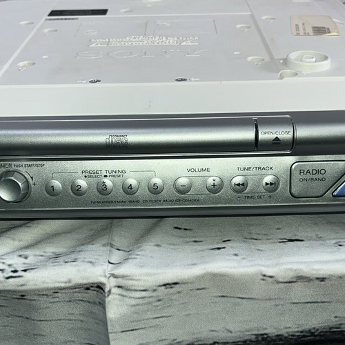 Sony ICF-CD543RM Under Cabinet AM/FM Radio CD Player Fully Tested Works Perfect - Picture 4 of 9
