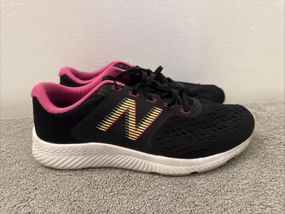 New Balance Women's DRFT WDRFTSJ1 Running Shoes Sz 10 Black Pink Yellow Sneakers