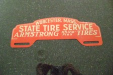 Vintage Armstrong Tires Wrhino-flex Dealerstate Tire Service Signad 10 X 3
