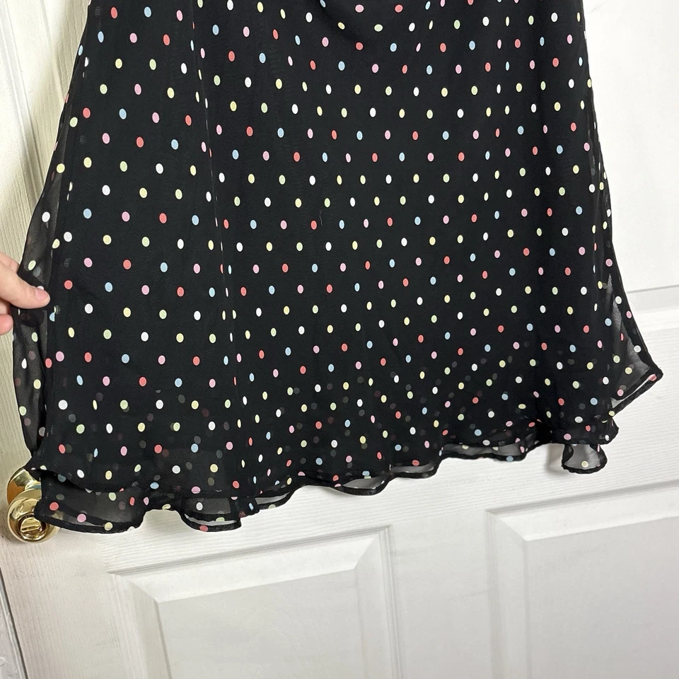 Falda George Midi Para Mujer L L L Lunares Capricho Artístico Romántico Y2K Boho Fluido Foto 3 de 4