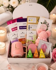 Spa Gift Basket for Women Self Care Box Tea Mug Skincare Relaxation Set