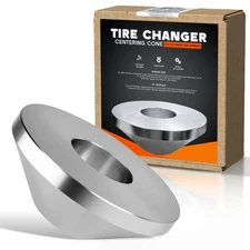 Manual Tire Changer Centering Cone | Aluminum Wheel Hold Down Fit 1.67"-4.4" Hub