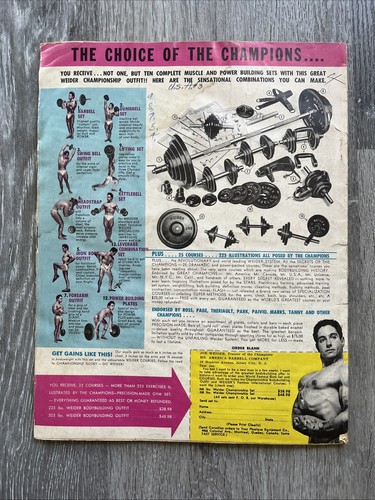 RARE MR. AMERICA / YOUR PHYSIQUE Bodybuilding Magazine KOREAN WAR OCTOBER 1952 - Picture 16 of 16