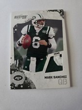 Panini 2010 Score Prime Memorabilia Mark Sanchez #5 New York Jets Football Card