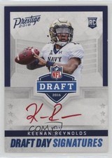 2016 Panini Prestige Draft Day Signatures Red Ink Keenan Reynolds #KR Auto 07lk