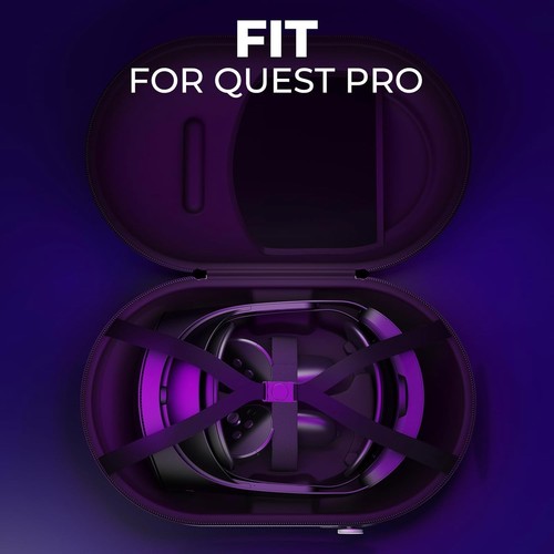 DESTEK CC2 Case for Meta Quest 3/ Quest Pro/Pico 4 - Hard Shell, Organized Stora - Picture 2 of 6