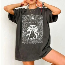 Vintage My Neighbor Totoro New Trendy Graphic Custom Unisex T-Shirt Full Style
