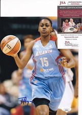 TIFFANY HAYES signed (ATLANTA DREAM) WNBA basketball 8X10 photo JSA AD35421 TIFFANY HAYES signed (ATLANTA DREAM) WNBA basketball 8X10 photo JSA AD35421