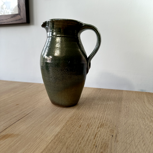 Vintage Rosemary Wren Oxshott Pottery Glazed Water Jug Studio Pottery - 第 1/10 張圖片