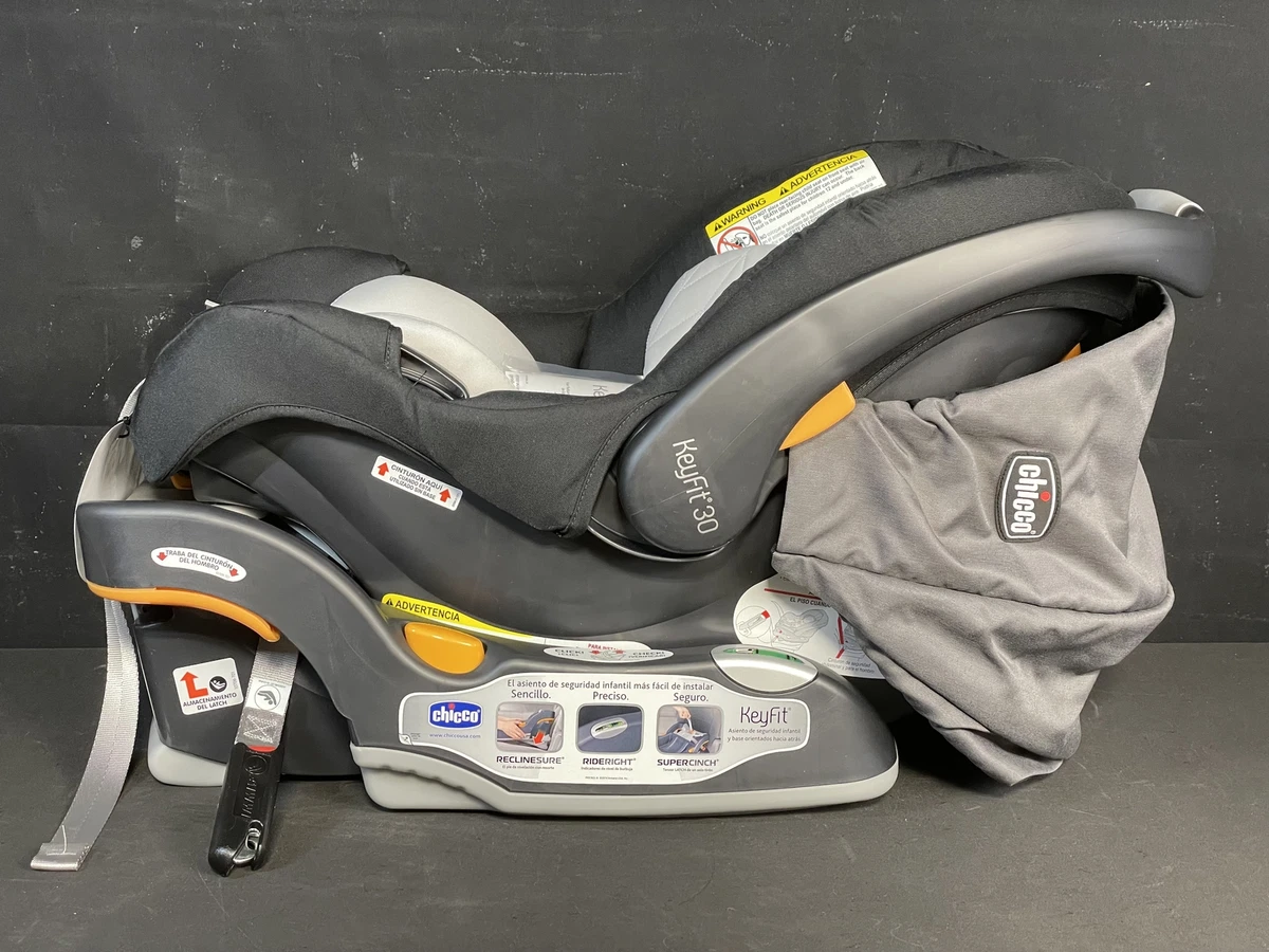 Chicco KeyFit 30 Cleartex Infant Car Seat 05087002560070 Pewter Exp 01 2027 New