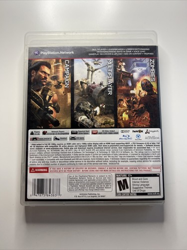 Call of Duty: Black Ops II (Sony PlayStation 3, 2012) CIB - 第 2/3 張圖片