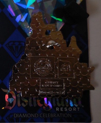 Prendedor Disney DLR Diamante Celebración Evento 60º Castillo Joyado Prendedor - Imagen 2 de 2