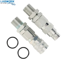 Hyd.Quick-Connect Coupler KV13884 AT312877 For John Deere 50D 50G 260 326D 328D