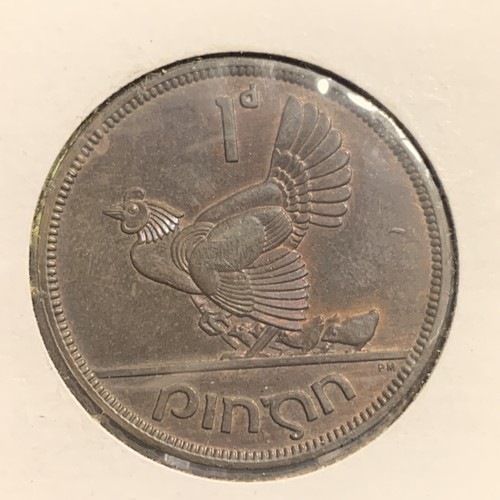 1949 Ireland 1 Penny. High Grade mint Luster. Super nice coin with sharp details - Picture 2 of 2