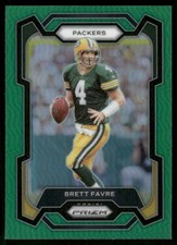 #112 Brett Favre 2023 Panini Prizm Green