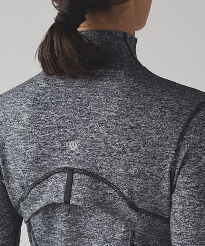 Lululemon Define Jacket Heathered Black Gray Size 4 Long Sleeve Full Zip Luon - Picture 5 of 24