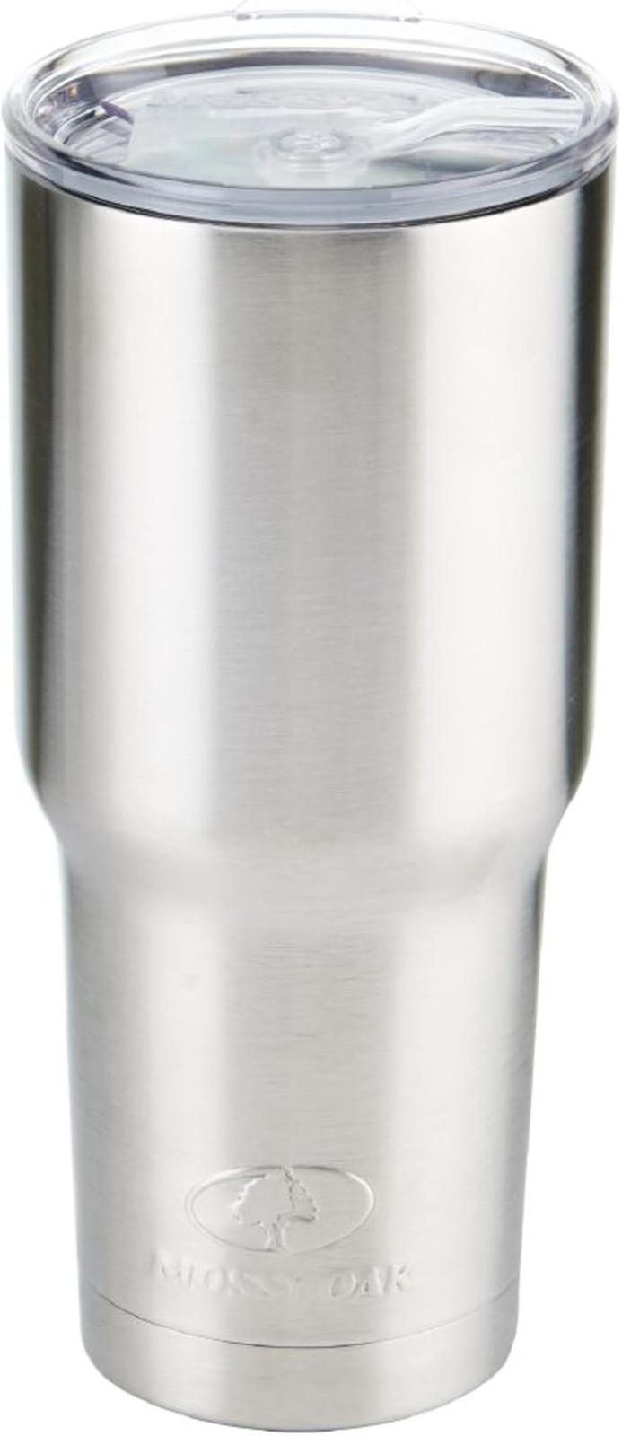 30oz Silver Double-Walled Insulated Stainless Steel Tumbler