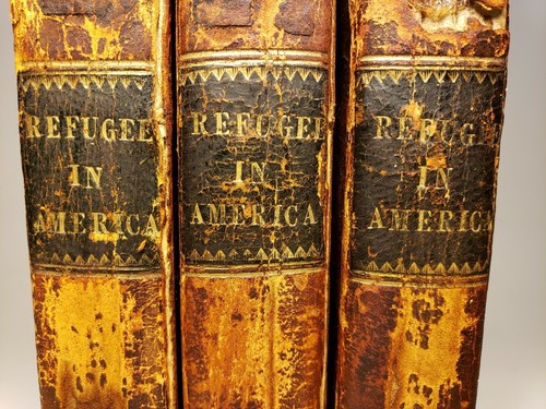 1832 FLÜCHTLING IN AMERIKA von FANNY TROLLOPE 1. AUFLAGE 3 VOLS LONDON IHR ERSTES BUCH - Bild 3 von 8