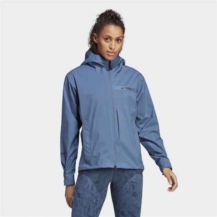 Sz XL- Adidas Women's Terrex Multi Rain.rdy 2.5-Layer Rain Sz XL- Adidas Women's Terrex Multi Rain.rdy 2.5-Layer Rain