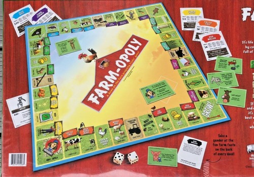 LATE FOR THE SKY 2005 MONOPOLY BOARD GAME FARM-OPOLY BOARD GAME ITEM # 05098 F/S - Picture 2 of 5