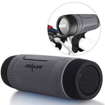 Wireless Bluetooth Speaker Portable Outdoor Speaker w/ Mic Flashlight Universal