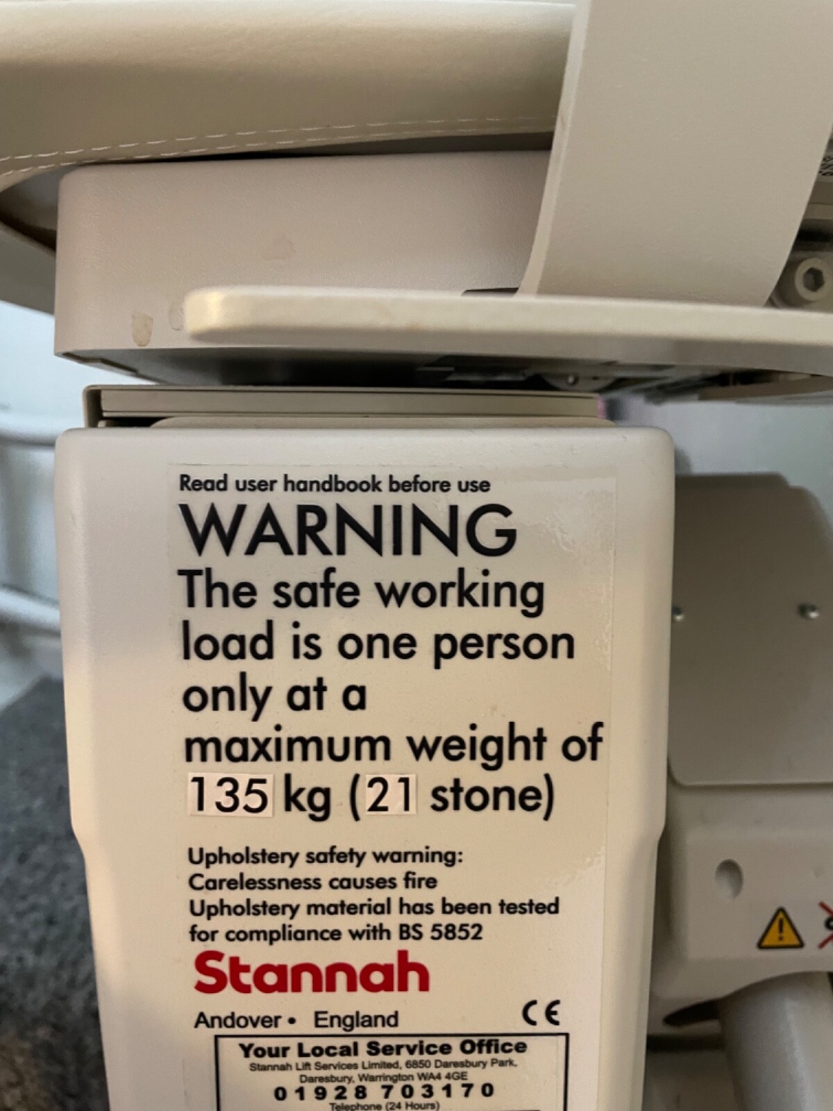 Stannah 260 Curved Stair Lift eBay